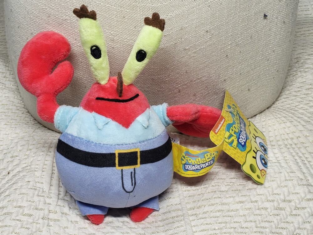 Mr Crabs Plush Toy Nicktoons Spongebob Square Pants 2023 Retired Nickelodeon